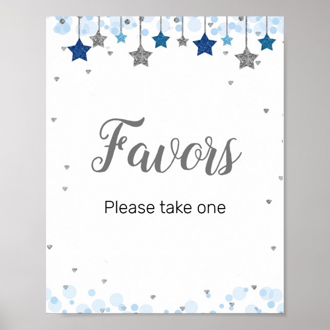 Poster Symbole Favori Twinkle Aquarelle (Devant)