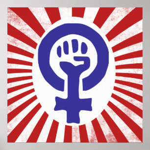 Poster Symbole féministe