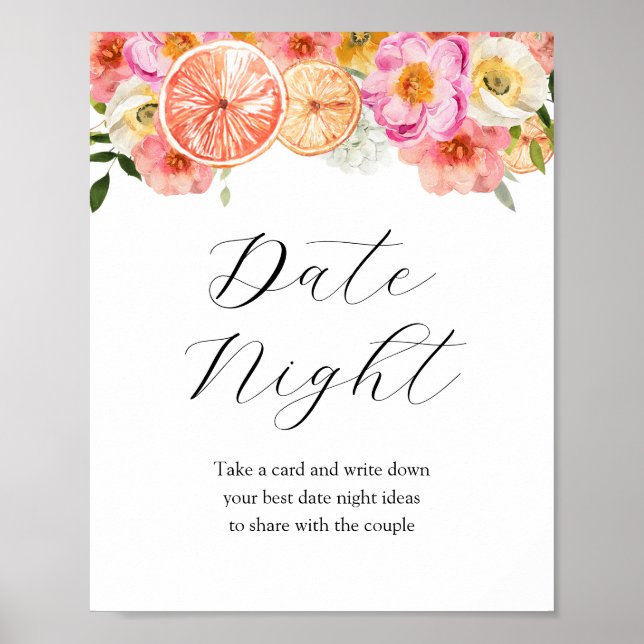 Poster Symbole Fête des mariées des idées de nuit en agru (Devant)