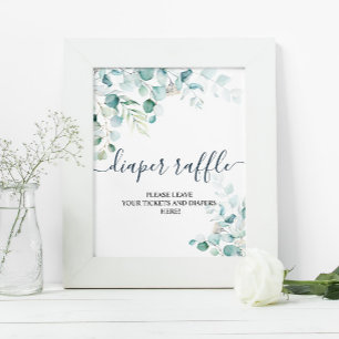 Poster SYMBOLE Feuille DE REQUÊTE Éucalyptus 