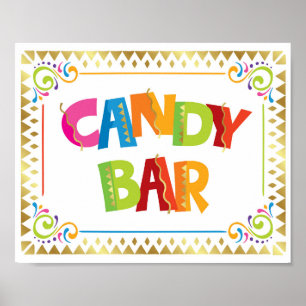 Poster SYMBOLE FIesta BAR CANDY Imprimer