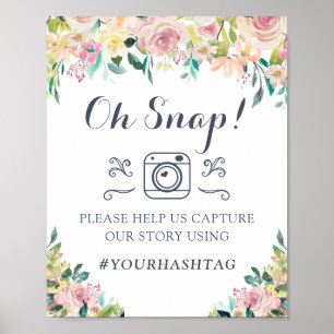 Poster Symbole floral Blush Greenery Eucalyptus