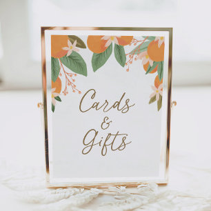 Poster Symbole Floral Cartes et Cadeaux
