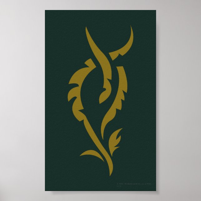 Poster Symbole floral TAURIEL™ (Devant)