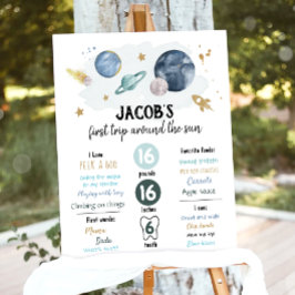 Poster Symbole Galaxie de l'espace extra-atmosphérique