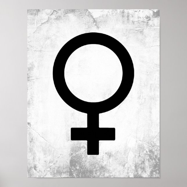 Poster Symbole genre féminin (Devant)