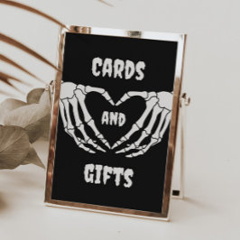 Poster Symbole gothique Halloween Baby showers cartes et 
