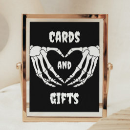 Poster Symbole gothique Halloween Baby showers cartes et 