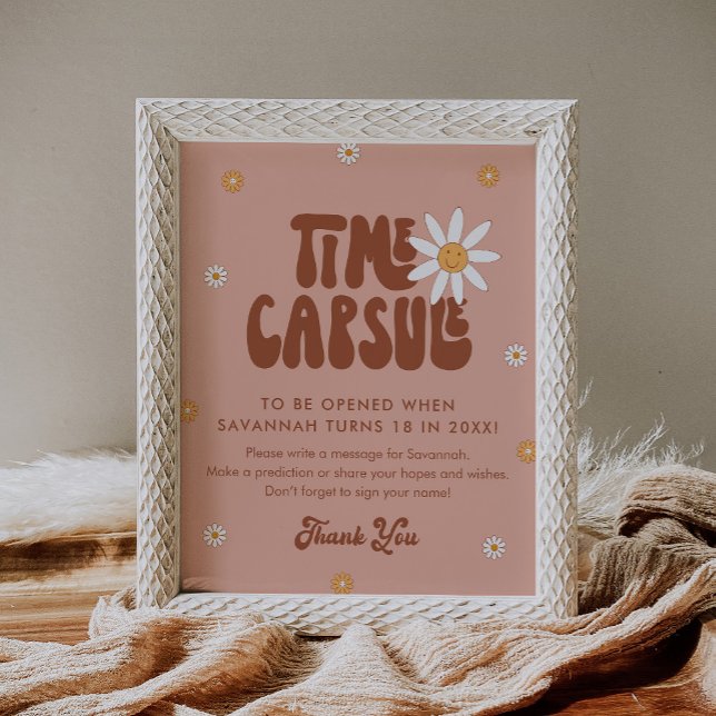 Poster SYMBOLE HIPPIE DAZE temps Super (Créateur téléchargé)