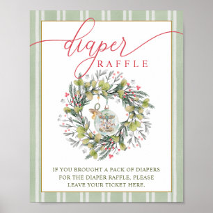 Poster SYMBOLE JOYEUX PEINTRE Baby shower Raffin