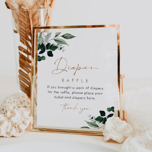 Poster SYMBOLE MAREE GREenerY Déchets Raffle