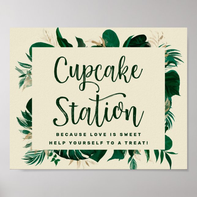 Poster SYMBOLE Mariage DE LA GARE DE Cupcake VERDOYANTE (Devant)