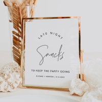 SYMBOLE Mariage DES snacks de fin de nuit