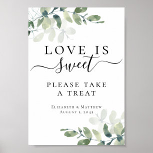 Poster SYMBOLE Mariage D'Éucalyptus Sucré