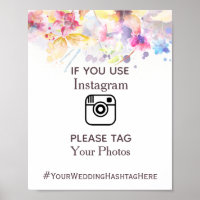 SYMBOLE Mariage Floral Instagram Aquarelle Pastel
