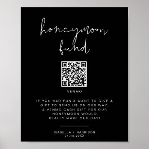 Poster SYMBOLE Mariage JOVI Edgy Black Modern Honmoon Fun