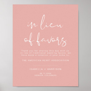 Poster SYMBOLE Mariage LEAH Pastel Vibrant En remplacemen