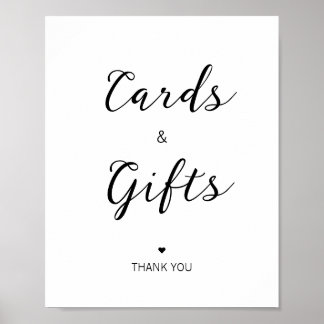 Poster Symbole mariage moderne Cartes et Cadeaux