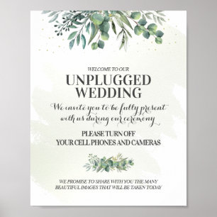 Poster SYMBOLE Mariage NON BOUILLÉ Eucalyptus Garden