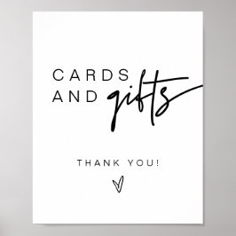 Poster Symbole MARLO Bold Modern Cards & Cadeaux