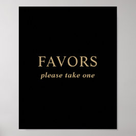 Poster Symbole minimal moderne Noir Noir Noir Faveurs Mar