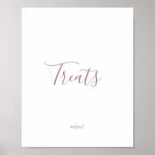 Poster SYMBOLE MINITAIRE Rose Gold Traitements