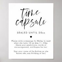 Symbole moderne 1er anniversaire de la Capsule