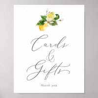 Symbole moderne Lemon Garden Cartes et cadeaux