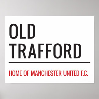 Poster Symbole Old Trafford