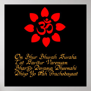 Poster Symbole Om