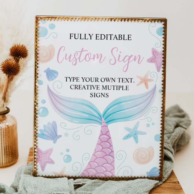 Poster Symbole Pastel Mermaid (Créateur téléchargé)