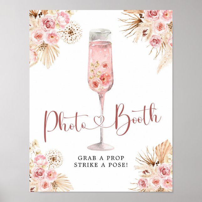 Poster SYMBOLE PHOTOLOGIQUE DU Rose DE BOHON Rose SOIree (Devant)