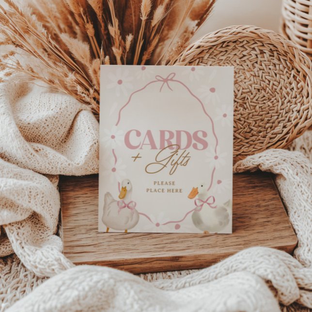 Poster Symbole Pink Bow Silly Goose Coquette Cartes & Cad (Créateur téléchargé)