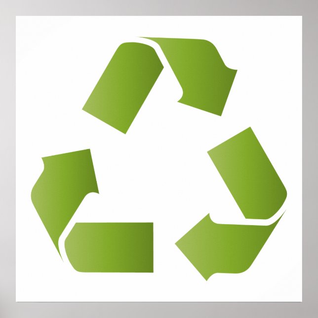 POSTER SYMBOLE RECYCLE (Devant)