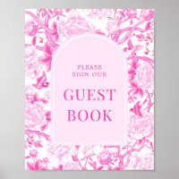 Symbole rose Fuchsia Chinoiserie Porcelaine