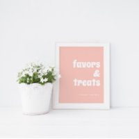Symbole super du Baby shower rétro Hippie Baby Fav