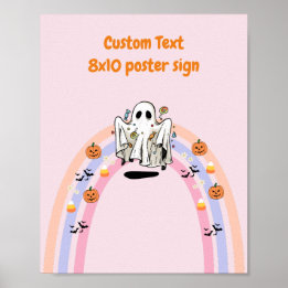 Poster Symbole super Halloween Anniversaire Personnalisé