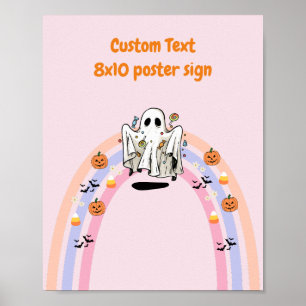 Poster Symbole super Halloween Anniversaire Personnalisé