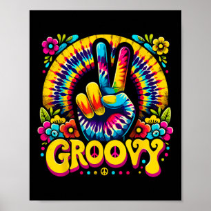 Poster SYMBOLE Super Tie Dye Hippie