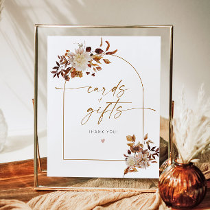 Poster Symbole TALIA Bohemian Terracotta Arch Cartes & Ca