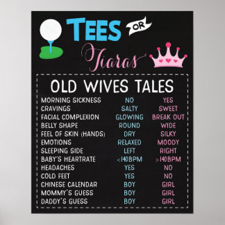 Poster Symbole tee - shirt ou Tiaras Genre Révéler les vi