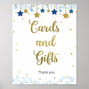 Poster Symbole Twinkle Aquarelle Cartes et cadeaux