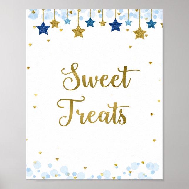 Poster Symbole Twinkle Aquarelle Sweet Traitements (Devant)
