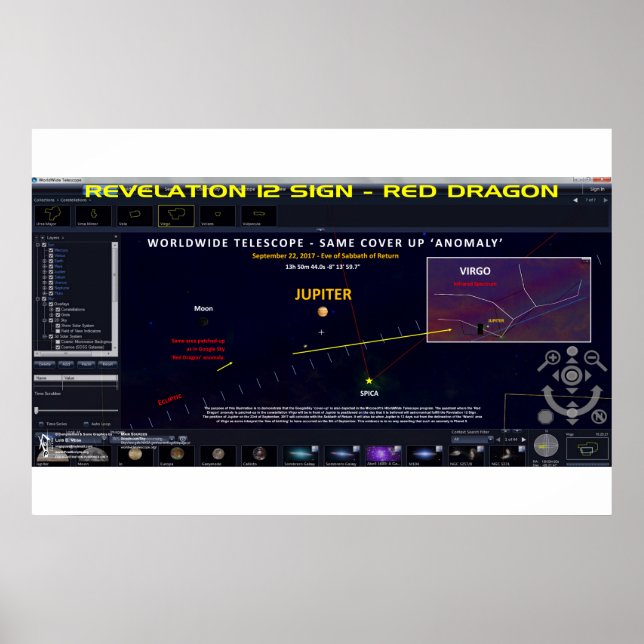 Poster Symbole Virgo - 666 Star Field 3 (Devant)