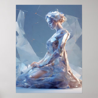 Poster Symbole Virgo Zodiac