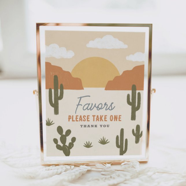 Poster Symbole Western Cowboy de fête d'anniversaire Fave (Créateur téléchargé)