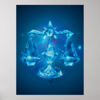 Poster SYMBOLE Zodiaque Libra