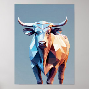 Poster SYMBOLE Zodiaque Taurus
