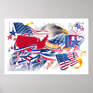 Poster Symboles de liberté