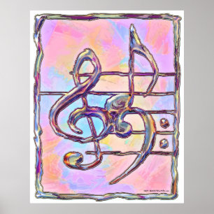 Poster Symboles de musique, copie 3